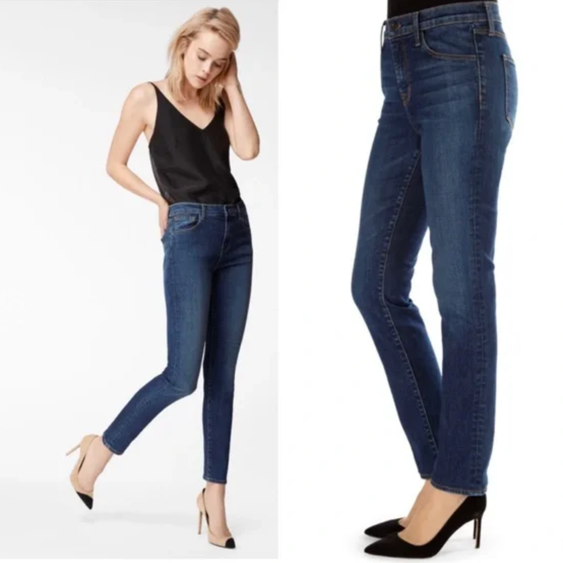 J Brand Scarlett Cigarette Jeans Dark Wash Blue Women’s Size 27