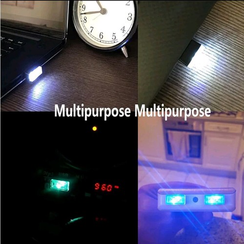 Mini USB LED Light For Mac PC Laptop Neon Night Car Interior Ambient Bulb Lamp - Zdjęcie 9 z 26