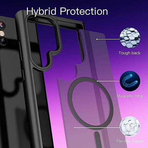 COVER MAGSAFE Per SAMSUNG GALAXY S23 ULTRA CUSTODIA MAGNETICA IN SILICONE TPU - 第 3/7 張圖片