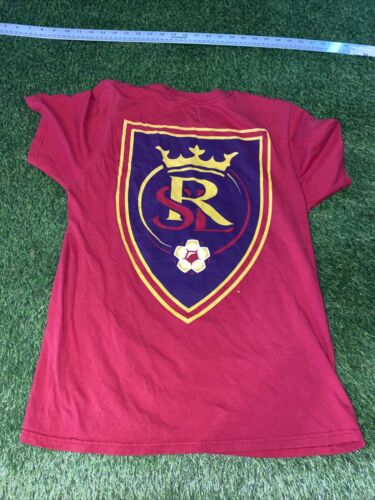 Real Salt Lake Soccer Adidas T Shirt Mens Medium Red Mls Short Sleeve - Picture 4 of 4
