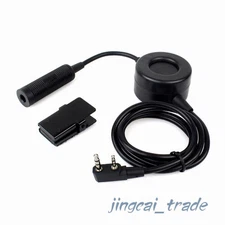 Z-Tactical Headset Round PTT Cable for Kenwood Puxing Wouxun Baofeng 2-Pin Radio