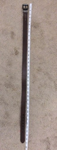 Levi's Boy's Boy Youth Belt Black Brown L 30-32 Imitation Leather Mint Condition - Picture 6 of 11