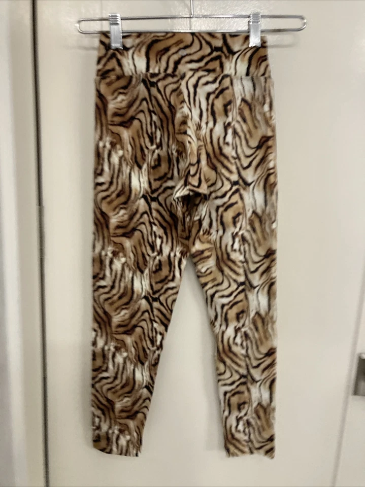 Leggings Liquido Estampado Animal Marrón/Marfil Talla M Foto 2 de 2