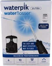 Waterpik Water Flosser Ultra WP-112W - Black - New Sealed