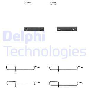 DELPHI LX0142 Accessory Kit, disc brake pad for CITROËN,NISSAN,PEUGEOT,RENAULT - Bild 1 von 1