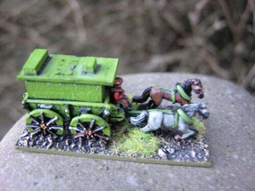 WARMASTER SCALE, HORSE DRAWN WAGON, PAINTED - Picture 2 of 3