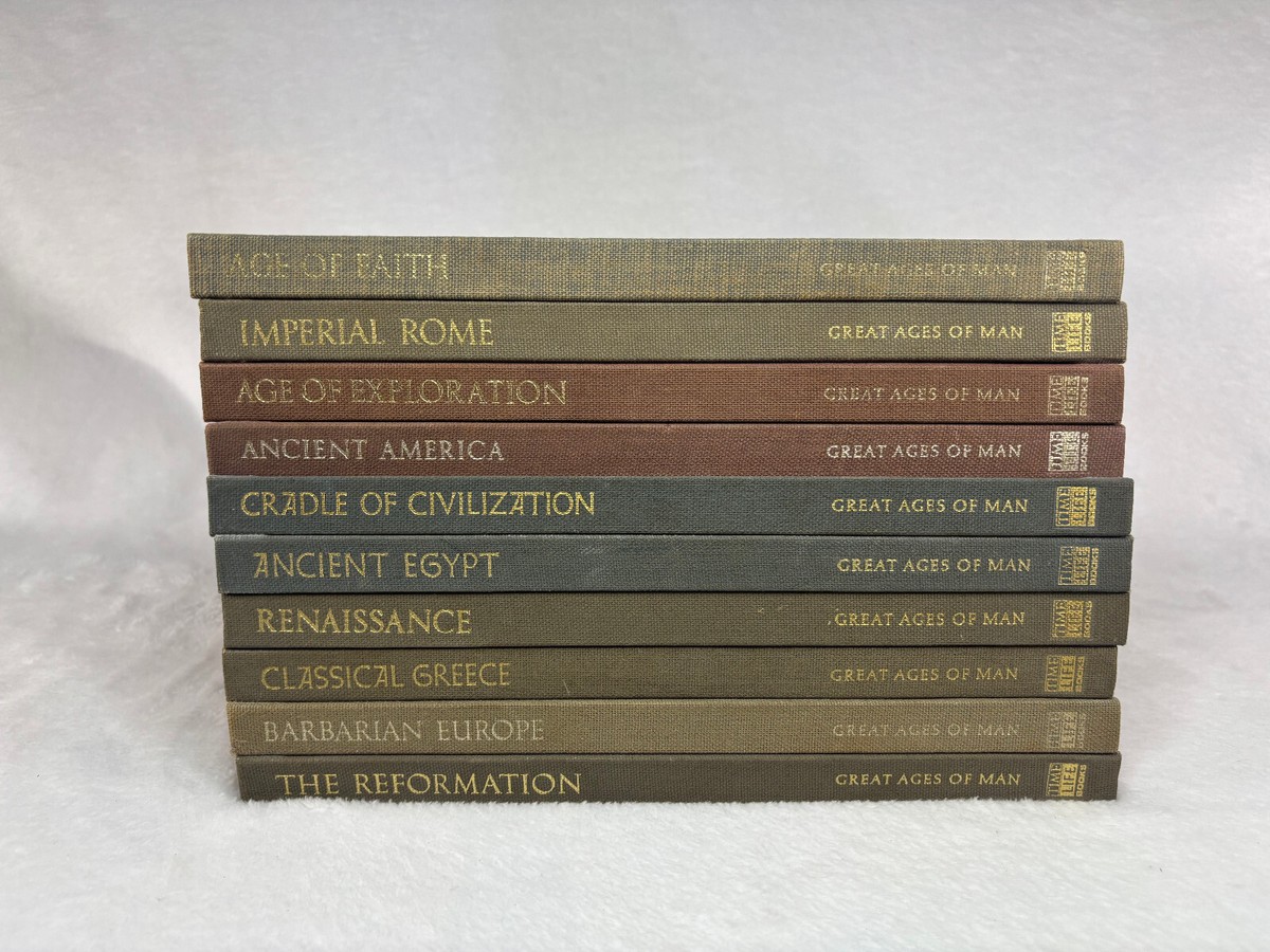 Great Age of Man Complete Set of 10 Volumes Vtg Time Life