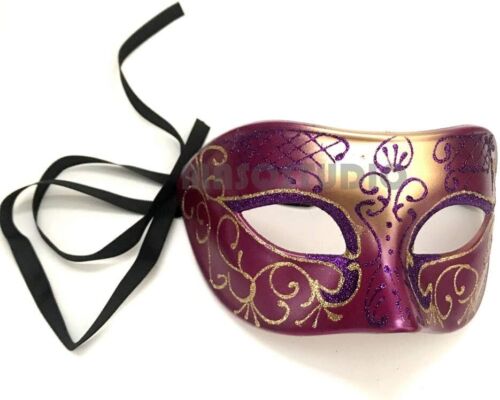 Mens Masquerade Ball Mask Cosplay Mardi Gras Prom Dance Birthday Bachelor Party - Picture 44 of 46