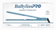 BaBylissPRO Nano Titanium 1" Ultra-Thin Flat Iron | BNT4072TUC