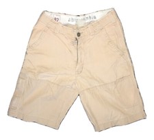 Boys ABERCROMBIE Khaki Cargo Shorts Boys 14 A F Lt Orange Tangerine