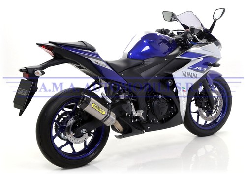 Terminale Street Thunder alluminio fondello carby Yamaha YZF R3 2015 2016 2017 - Foto 3 di 4