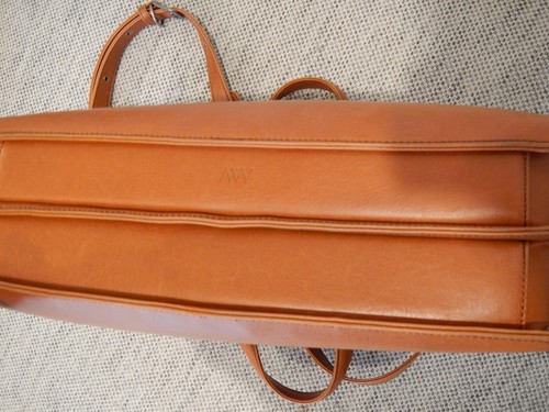 MATT & NATT Vegan leather Briefcase Vintage David Chili satchel 2 way bag Brown - Picture 13 of 13