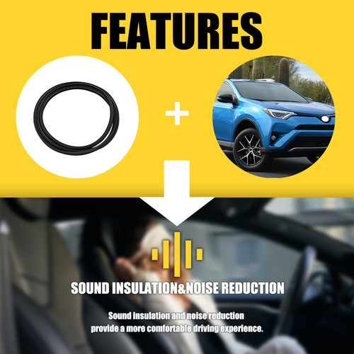 Sunroof Sealing Gasket, Sunroof Weatherstrip Rubber Black For Toyota & Lexus T - Picture 6 of 10