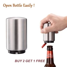 Automatic Beer Soda Bottle Opener Stainless Steel Magnetic Bottle Cap Opener