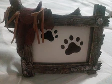 Rustic Cowboy Western Embellished Picture Frame 4"x6"