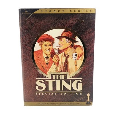 The Sting Special Edition 2-Disc DVD Redford Newman Robert Shaw Crime 5 Oscars