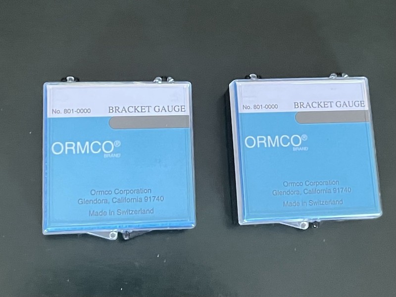 Ormco Bracket gauge, Item# 801-0000.  Quantity of 2.