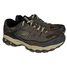 Skechers Afterburn Shoes Mens Size 10.5EE Running Hiking Memory Foam 50125EWW