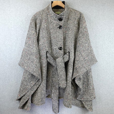 Jimmy Hourihan Traditional Pure Irish Wool Walking Cape Donegal Tweed Belted