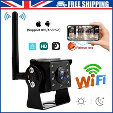 Wireless Car Truck RV Trailer Rear View Backup Camera WiFi CCTV For iOS Android