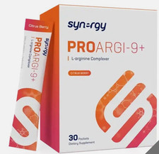 ProArgi9 Plus Synergy  ProArgi-9+  L-arginine Nitric Oxide. 1 units/30 sachets