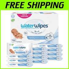 Sensitive Newborn  Baby Wipes, 720 Count, 99.9 Water