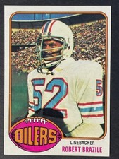 1976 Topps  ROBERT BRAZILE # 424 -▶ROOKIE CARD◀–🔥SCARCE HIGH # - SP🔥-NM-MT