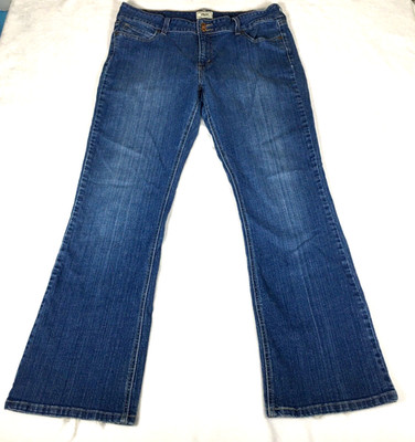 Levis 526 Slender Bootcut Jeans Womens Size 14 Medium Blue Denim 5 Pocket