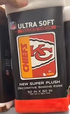 Chiefs Fleece Throw Ultra Soft Tailgate 50in X 60 In