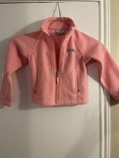 Columbia Fleece Jacket Girls Size XXS 4-5 Pink