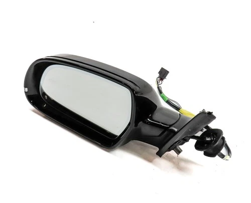2010-2016 AUDI A4 (B8 8K) LEFT DRIVER HEATED AUTODIM MEMORY DOOR MIRROR (Black)