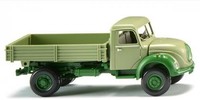 Wiking 042496 - 1/87 Pritschenkipper (Magirus) - HellgrüN - Neu