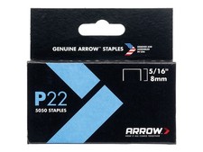 Image of Arrow - P22 Staples 8mm ( 5/16in) Box 5050