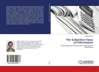 The Subjective Value Of Information Daphne Raban Taschenbuch 120 S. Englisch