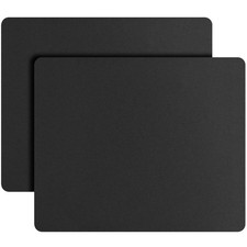 2 Pack Mouse Pad 12.6x10.8 Inch Premium Non-Slip Rubber Base Mousepad Black