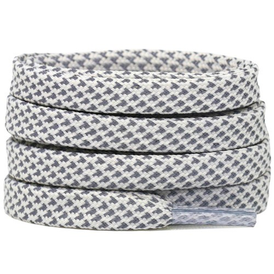 #ad DELELE 2 Pairs Reflective Shoelace Flat White Safety Laces for Shoes Sneakers... $15.82