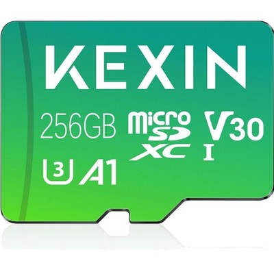 Micro SD Karte 256GB, MicroSDXC, UHS-I, U3, V30, Class 10, Full HD, Adapter, ...