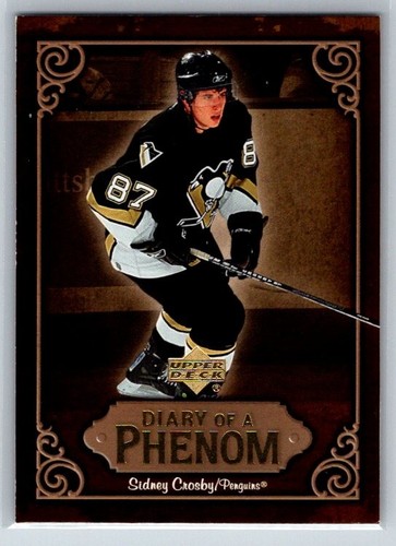 Sidney Crosby #DP11 — 2005 Upper Deck Diary of A Phenom hockey card