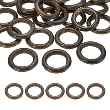 55mm Naturholzringe, 30er Set f&uuml;r Ringe, Farbe kaffeebraun