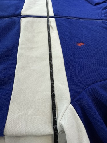 Polo Ralph Lauren ROYAL BLUE & RED Striped Full Zip Track Jacket Size L Large - Picture 11 of 11