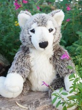 Build-a-Bear Werkstatt Holz Wolf Plüsch gebr...