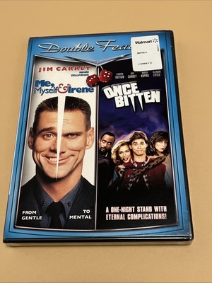 ME MYSELF & IRENE/ ONCE BITTEN (DVD, 2008, 2-Disc Set) **Rare, OOP!** Jim Carrey