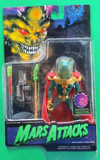 1996 Trendmasters Mars Attacks Supreme Commander Power Shield Glow Missiles