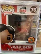 Funko POP! The Big Bang Theory Raj Koothrappali SDCC 2013 1008 PCS Vinyl Figure