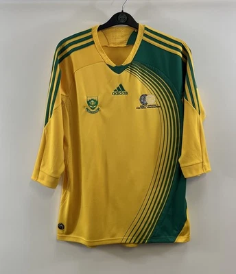 South Africa L/S Home Football Shirt 2007/09 Adults Medium Adidas G162 - Image 1 of 4