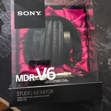 Sony MDR-V6 Studio Monitor Headphones – New in Box