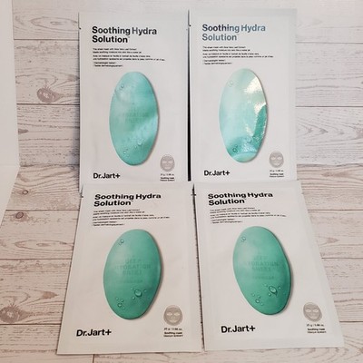 4x Dr. Jart+ Soothing Hydra Solution Deep Hydration Sheet Facial Masks 2027