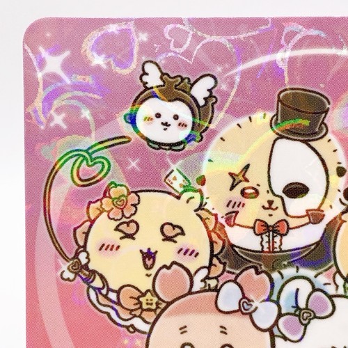Tarjeta coleccionable Magical Chiikawa Rakko Momonga Kurimanju Shisa Usagi Holo TGC Japón - Imagen 2 de 9