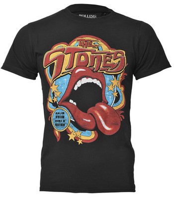 Offizielles Rolling Stones T-Shirt Retro Tour Vibe einige Mädchen neu schwarz S bis 5XL