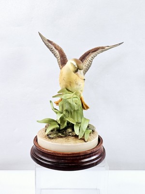 Andrea Sadek Porcelain Mallard Female Duck In Flight #8083 With Base Hen Vtg